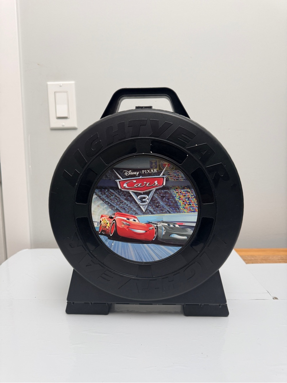 Disney Pixar Cars 3 Lightyear Tire Toy Storage Carrying Case JustPlay